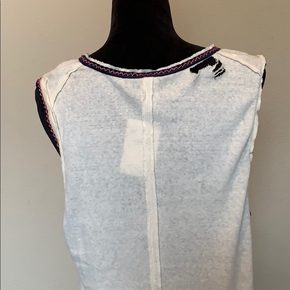 NWT Free People Distressed Tank - Picture 4 of 8